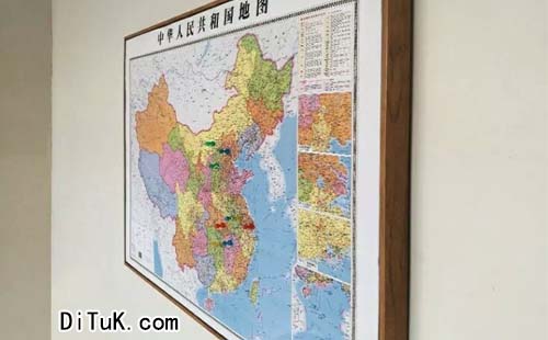 磁吸磁性地图制作
